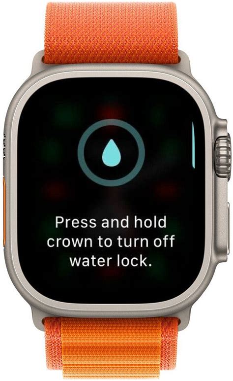 press and hold crown to turn off water lock|Apple Watch Water Lock: What Is It & How to Use It .